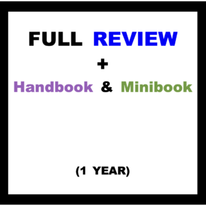 FULL REVIEW (1 year) + Textbooks